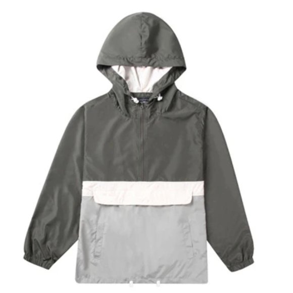 MEN'S HOODED LIGHTWEIGHT WINDBREAKER(YF7J01-GREEN) - Picture 1 of 3
